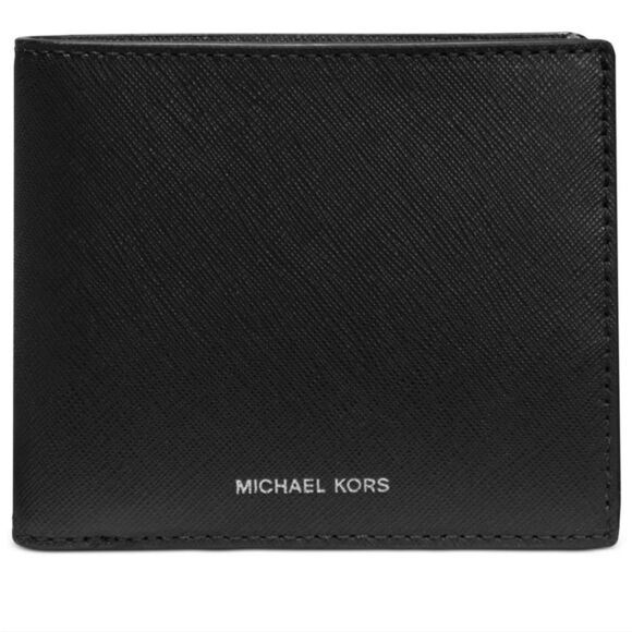ššALERT Michael Kors Men's BlackāJet Set Signature Andy Billfold Pocket - Picture 14 of 15